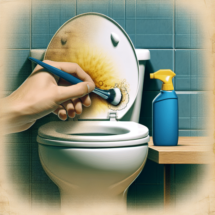 Esta es la sencilla técnica de los expertos para blanquear los asientos del váter y eliminar en nada las manchas amarillas