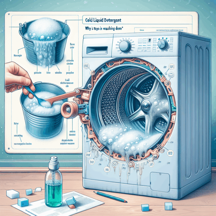 "Si usas detergente líquido en frío dentro de la lavadora, se queda en el tambor"