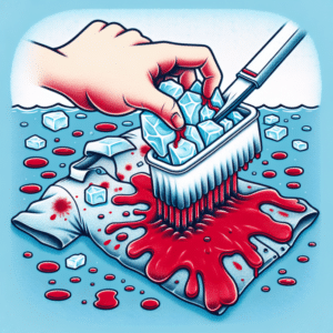 "Con un hielo y agua muy fría puedes eliminar las manchas de sangre de la ropa, quedan impecables"