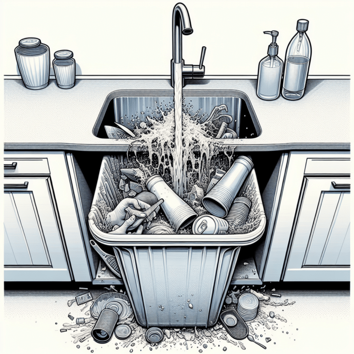 "El primer gran error es poner el cubo de basura debajo del fregadero"