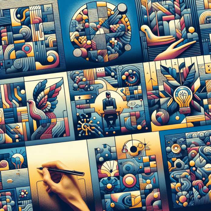 Salón moderno con colores profundos