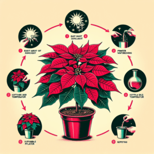 "Haz esto en la flor de Pascua para que se mantenga sana y dure de un año para otro"