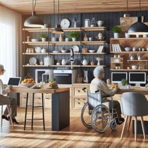 "En cocinas para mayores de 60 es imprescindible una buena iluminación y que el mobiliario se ajuste en altura"