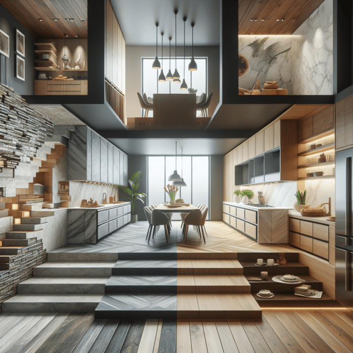 Encimera de piedra para cocina