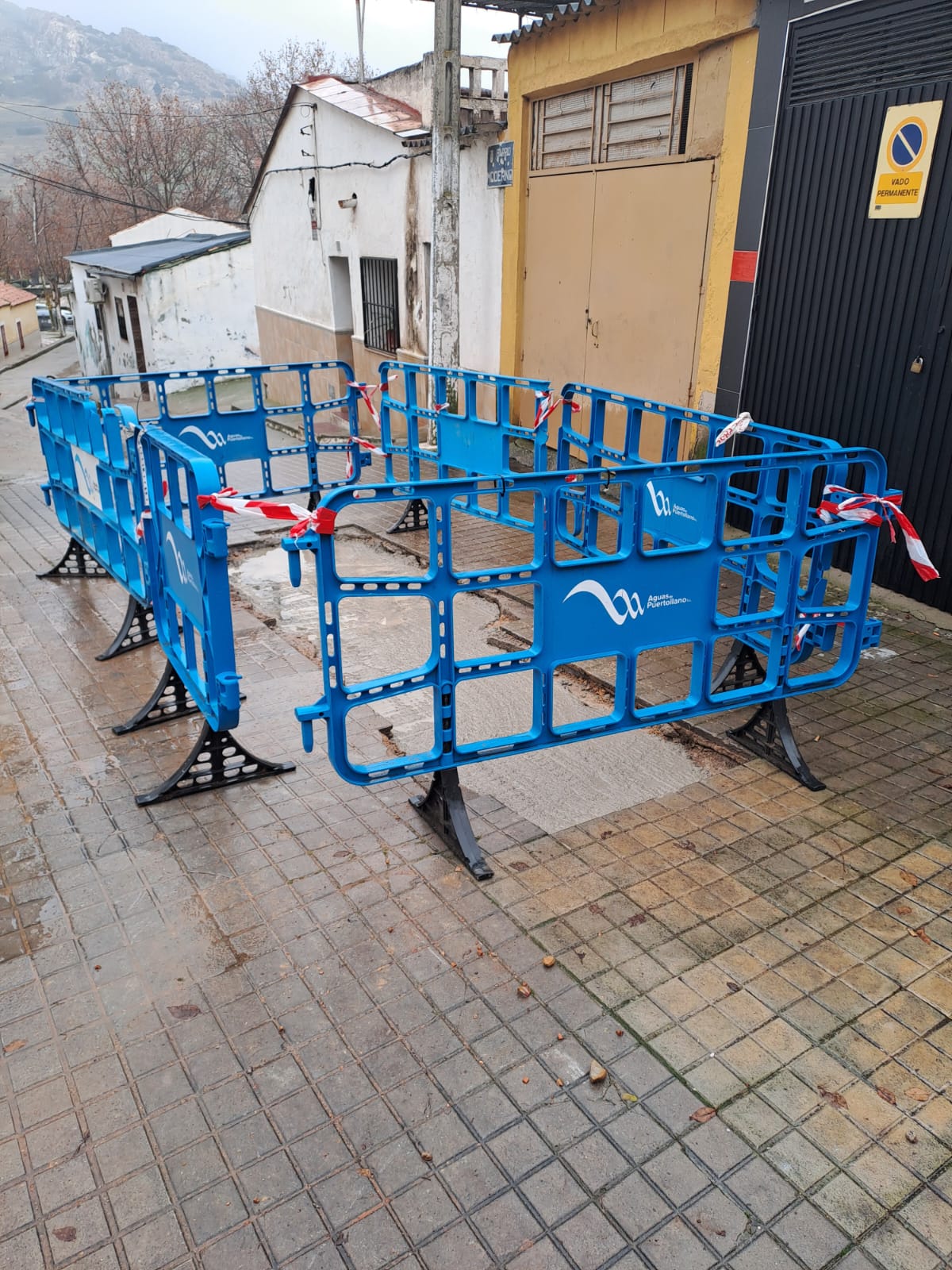 Restablecimiento del servicio de agua en Fraternidad, Puertollano