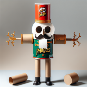 Cómo hacer un cascanueces con un bote de Pringles y rollos de papel higiénico: el resultado es espectacular