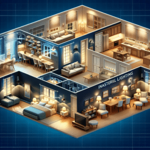 Iluminación indirecta para crear ambiente cinematográfico