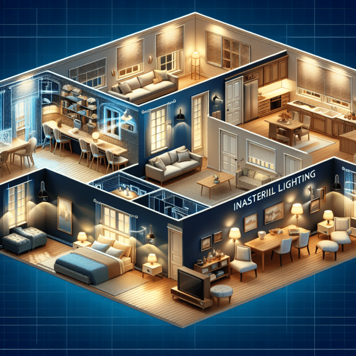 Iluminación indirecta para crear ambiente cinematográfico