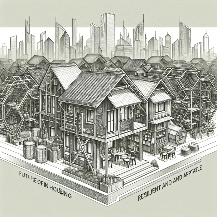 Vivienda del futuro resiliente y flexible