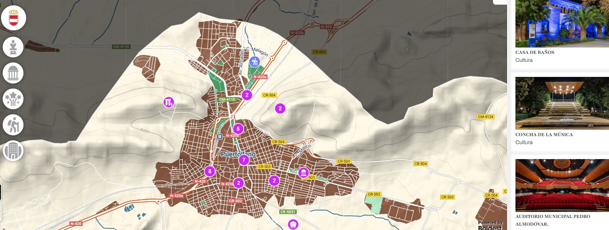 Explora las Maravillas de Puertollano: Nuevo Mapa Interactivo Permite Descubrir su Potencial Turístico Globalmente 2