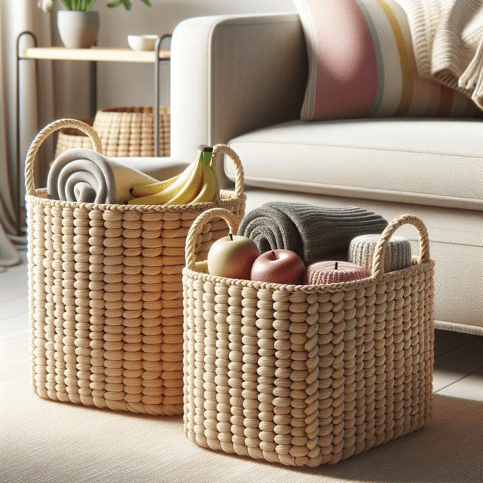 Ya en Lidl las cestas flexibles y bonitas ideales para guardar las mantas del sofá