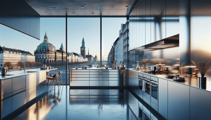 Una cocina de acero inoxidable en el corazón de Copenhague