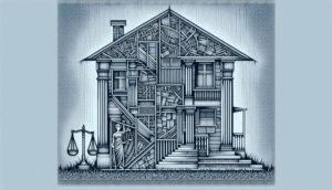 como no había espacio en la escalera, la justicia ha decidido que se puede ocupar parte de una vivienda para instarlo