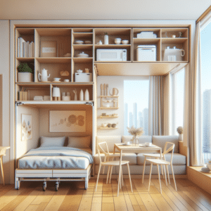 soluciones ingeniosas para pisos pequeños que ahorran espacio en casa