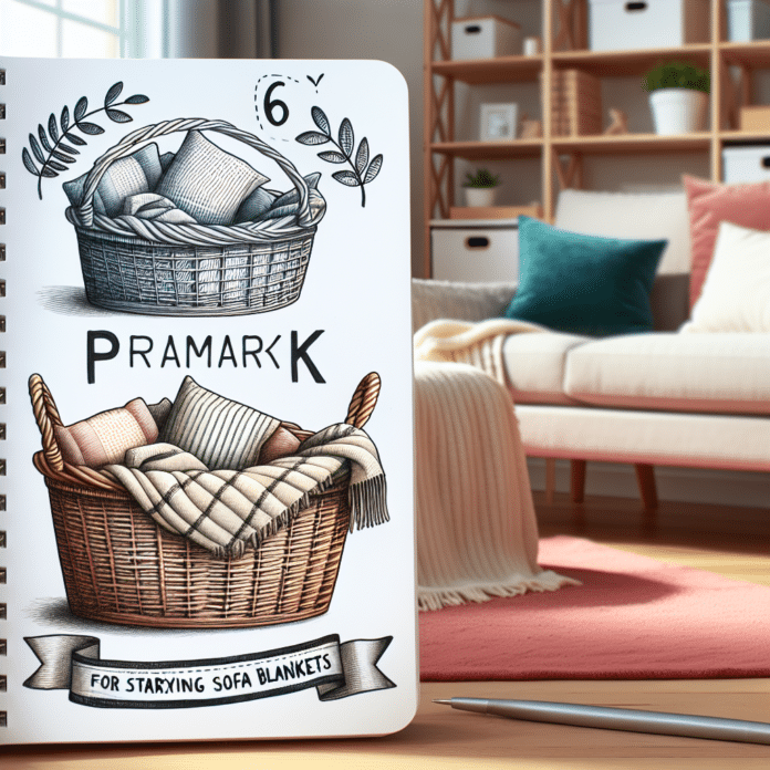 Primark lanza un cesto para guardar las mantitas del sofá bonito y por solo 6 euros