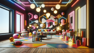 «Dopamine decor»: estética Gen Z, color y luz en un piso de 40 m²