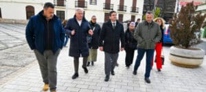 Valverde resalta la renovación de la calle Ángel y entorno de la iglesia de Santiago en Ciudad Real con apoyo de 300.000 euros de la Diputación