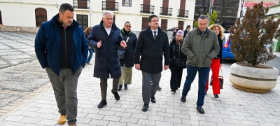 Valverde resalta la renovación de la calle Ángel y entorno de la iglesia de Santiago en Ciudad Real con apoyo de 300.000 euros de la Diputación