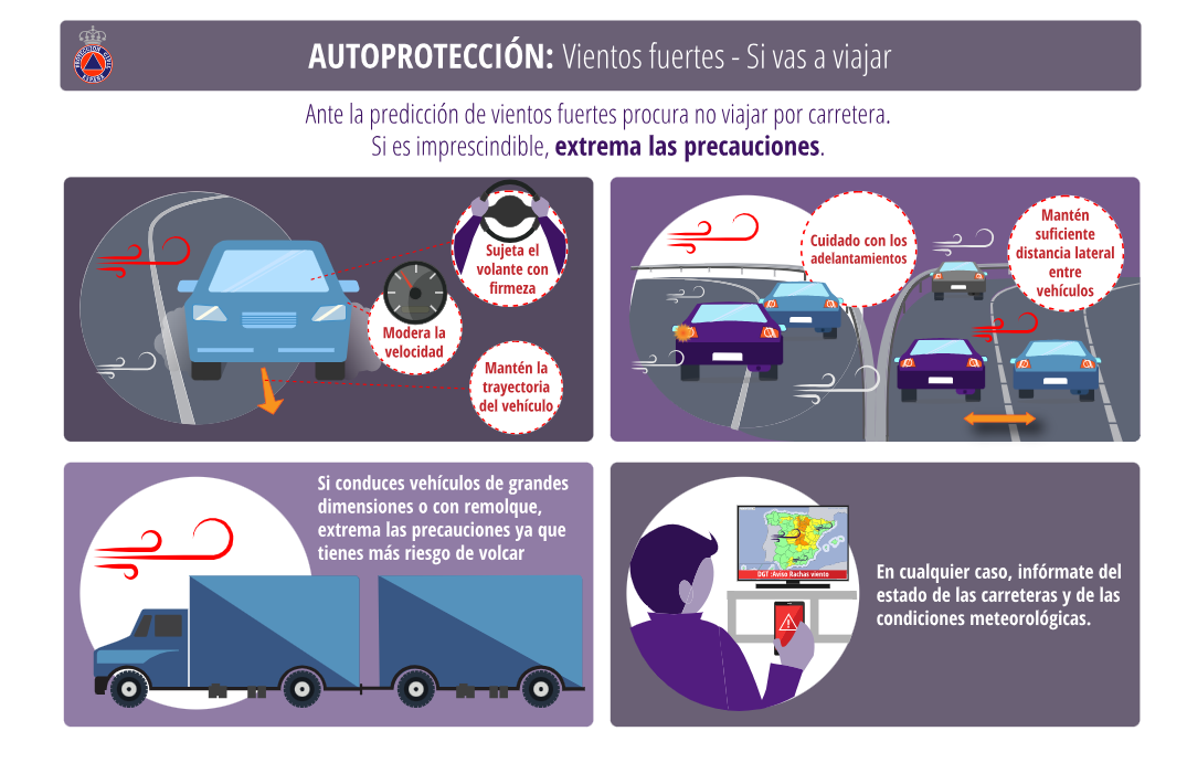 Aviso amarillo vientos