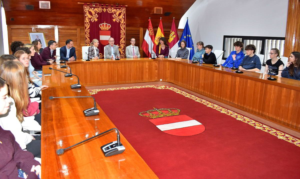 Estudiantes ingleses en Puertollano