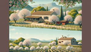 Finca rústica en Mallorca con estética mediterránea primaveral