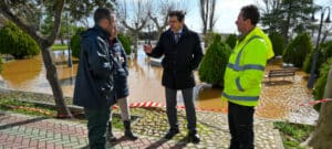 La Diputación de Ciudad Real y Valverde se Comprometen a Restablecer la Normalidad en El Robledo tras la Crecida del Río Bullaque