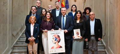 Presentación del I Certamen Internacional de Pintura Gloria Merino en la Diputación de Ciudad Real