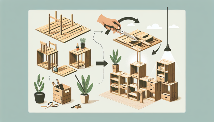🔴Haz un mueble con cajas de madera fácil: proyecto DIY
