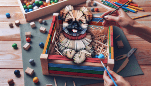 🔴Camitas para mascotas con cajas de madera de fruta