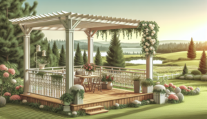 Terraza pequeña con pérgola: cómo decorarla al estilo escandinavo con mucho encanto