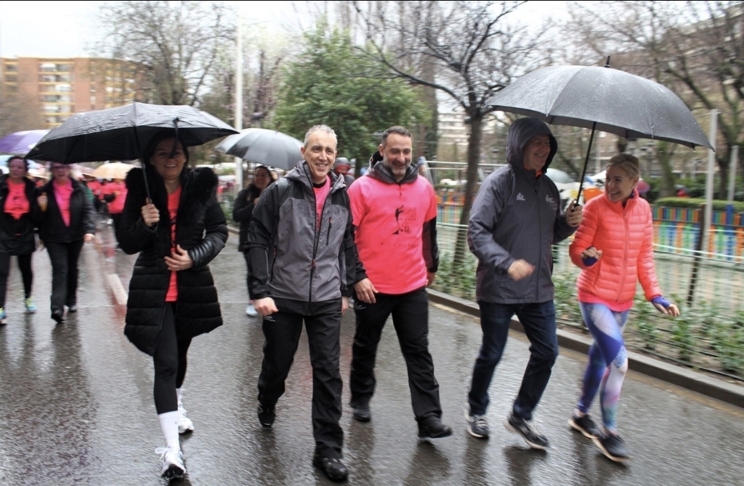 Ambiente festivo a pesar de la lluvia