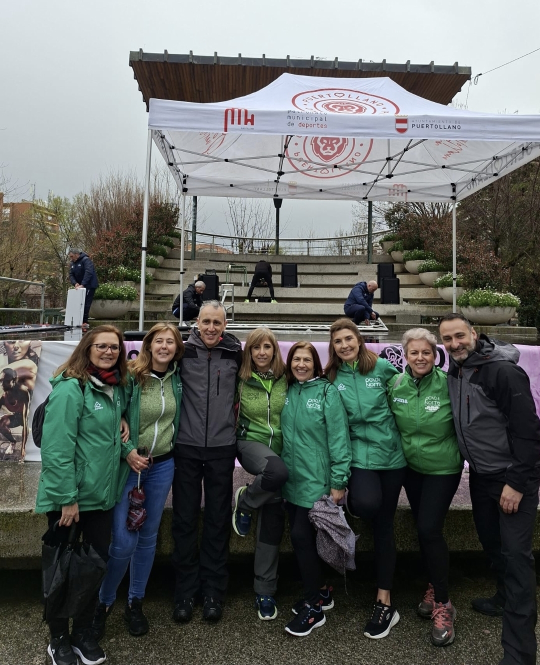 Preparativos de la carrera