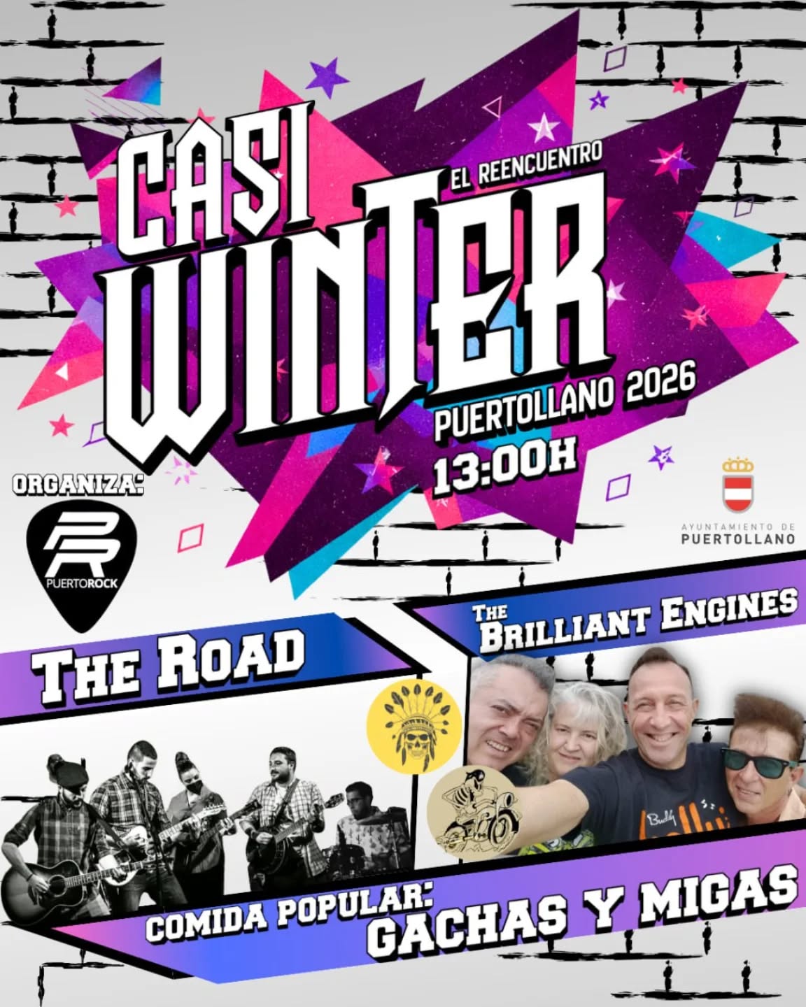 La IX Edición del Winter Festival de Puertollano convoca a los samuráis de la música en una velada de Pop y Rock & Roll 2