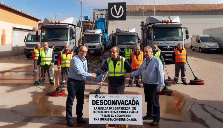 Desconvocada la huelga del servicio de limpieza viaria en Valdepeñas tras el acuerdo entre CCOO y empresa concesionaria