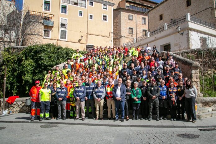 El COACM refuerza su Agrupación de Emergencias con la participación en el simulacro del PRICAM en Cuenca