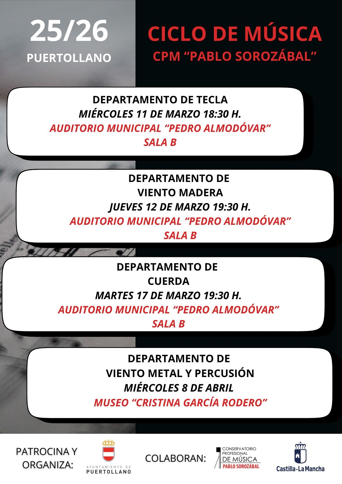 Conciertos Conservatorio