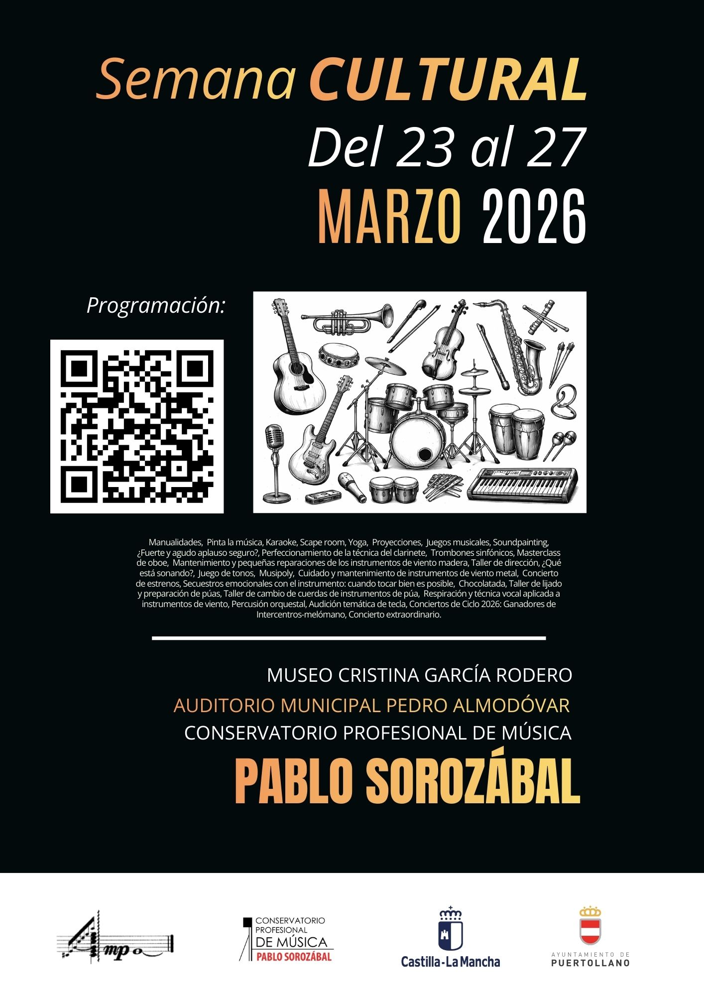 Gran Gala Musical: Orquestas y Bandas del Conservatorio en Vivo en el Auditorio Municipal 1
