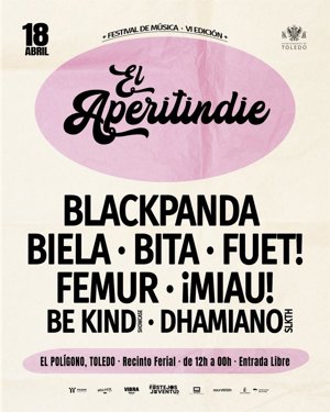 El Aperitindie llega a su sexta edición el 18 de abril tras consolidarse entre las citas musicales de Toledo
