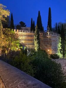 Exigen paralizar las obras en muralla de la Bajada de San Martín en Toledo por riesgo de nidificación del vencejo común