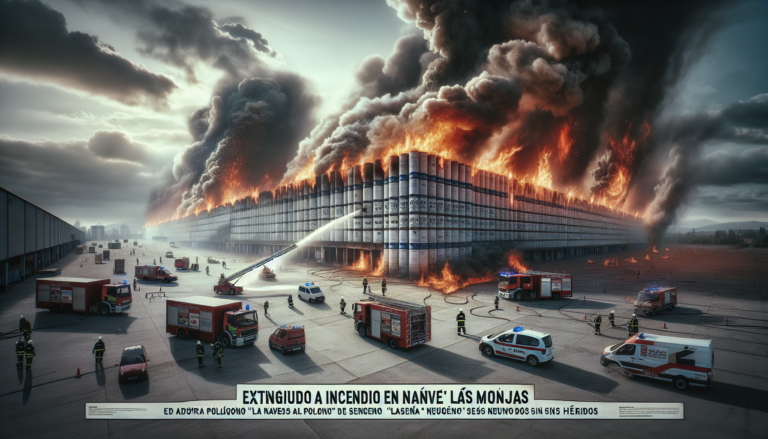 Extinguido un incendio en una nave del polígono 'Las Monjas' de Seseña Nuevo que se ha saldado sin heridos