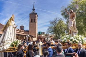 Guadalajara culmina su Semana Santa con una Procesión de Resurrección ante cientos de fieles y cofrades