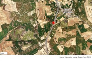 Habilitado un desvío a través de la CM-2117 tras el cierre de la A-3 sentido Valencia en Cervera del Llano