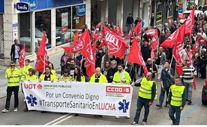 UGT advierte de que el transporte sanitario de la región supone "cero mejoras" laborales para los trabajadores