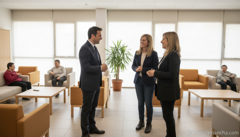 Visita institucional al CADIG de Apromips en Cuenca