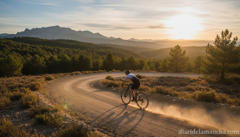 Bicicleta de gravel en la Sierra de Alcaraz durante el Campeonato de Espana