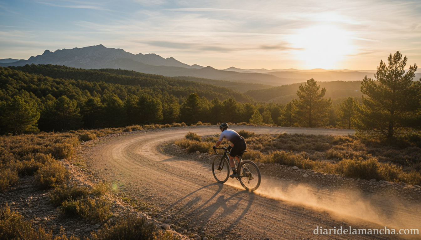 Bicicleta de gravel en la Sierra de Alcaraz durante el Campeonato de Espana