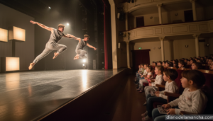 Escolares de Albacete asisten a la función del Día Internacional de la Danza en el Teatro de la Paz