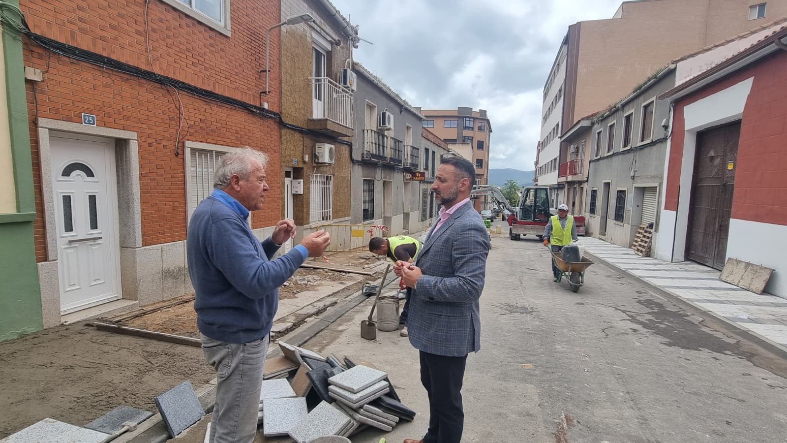 Las Obras de la Calle Calveros Entrando en su Etapa Final 1