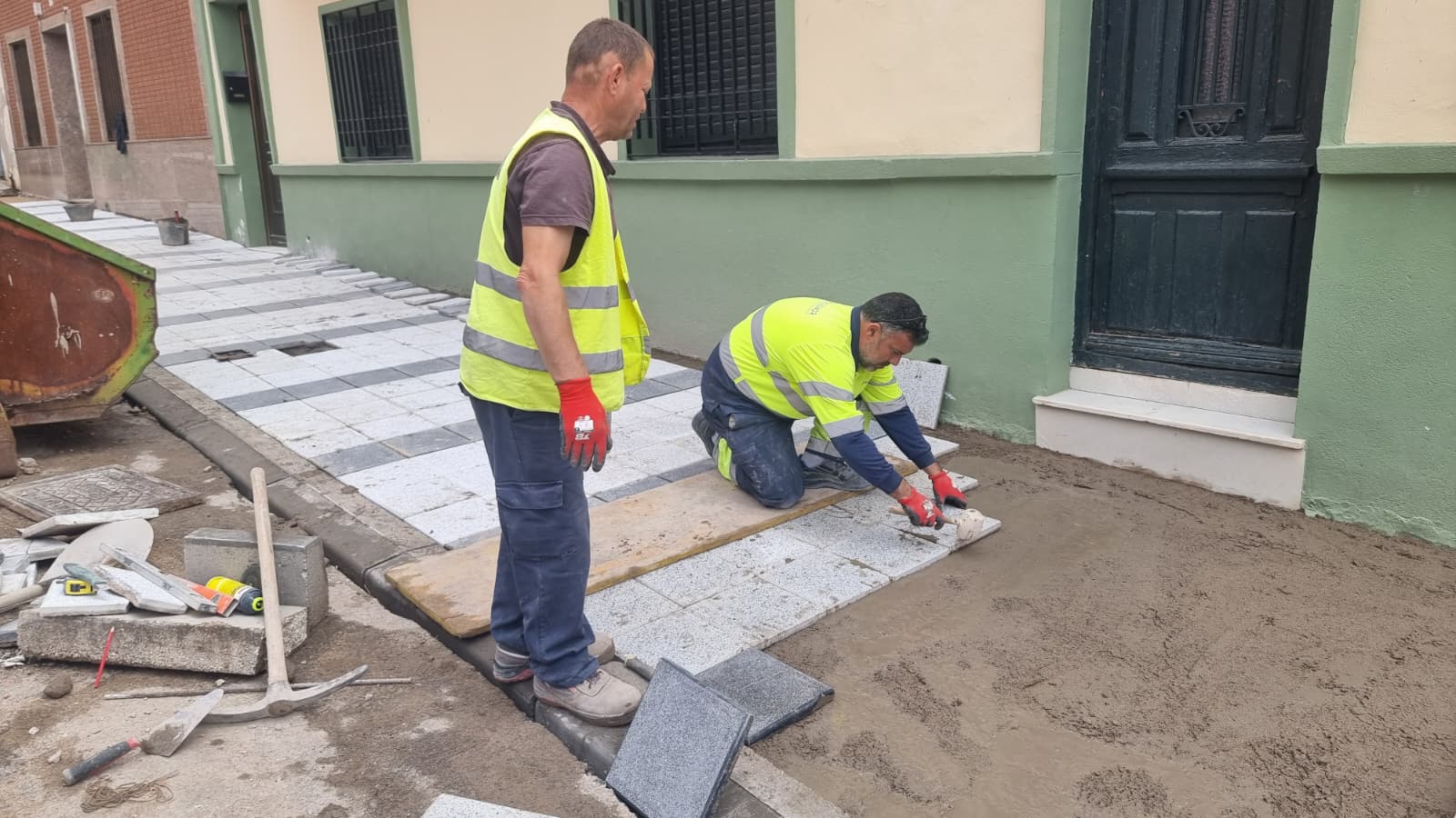 Las Obras de la Calle Calveros Entrando en su Etapa Final 2