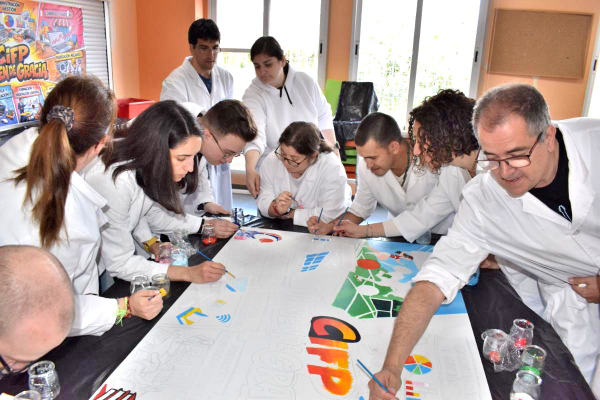 Fortaleciendo la Educación Inclusiva: Fundación Fuente Agria y CIFP Virgen de Gracia Unen Fuerzas en Talleres y Prácticas 9